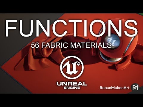 56 Fabric Materials for Unreal 4 - Material Functions