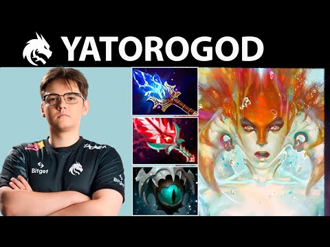 Yatoro buy AGHANIM on Naga Siren and turned the game around. Spirit.Yatoro Naga Siren gameplay 7.32d
