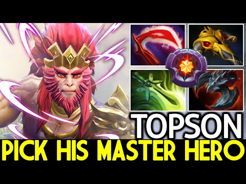 TOPSON [Monkey King] Pick His Master Hero VS Pro Player SEA Dota 2