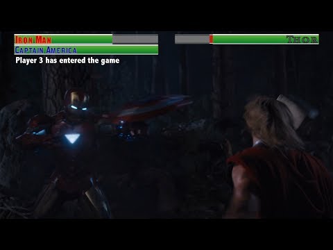 Iron Man vs Thor...with healthbars
