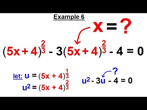 Algebra Ch 28 Quadratic Equation Special Types 1 of 8 Introduction