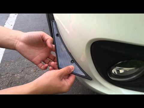 bumper Canards kit installation & remark