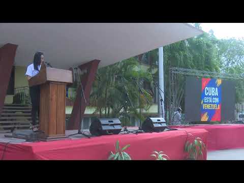 Desde la provincia Granma se escucharon voces  de solidaridad con Venezuela