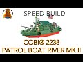 COBI 2238 Patrol Boat River Mk II ️ Speed Build By Klemmbausteinlady