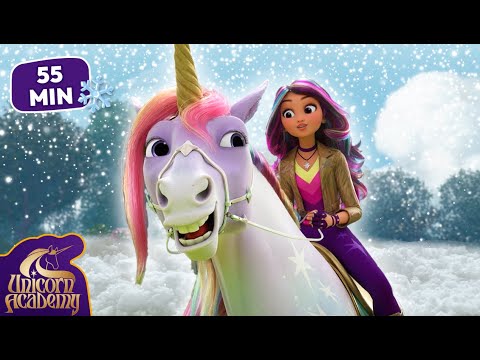 Happy Holidays from Unicorn Academy! 🎁 (COMPILATION!) | Cartoons for Kids