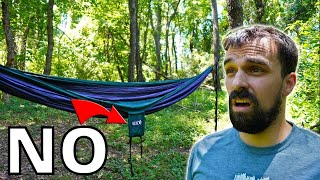 Every Hammock Camper Makes These Mistakes