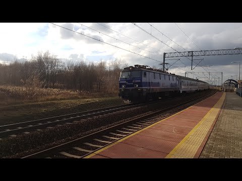 EP09-042 + IC WYSPIAŃSKI z Wrocławia Gł. do Przemyśla Gł., mija p.o. Rudna Wielka 11.12.2018