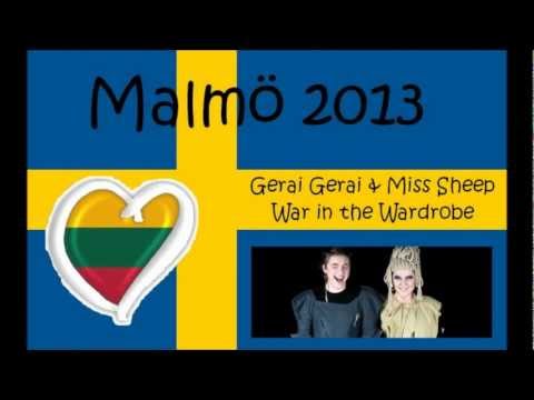 EUROVISION 2013 Lithuania - War in the Wardrobe [HQ - W/LYRICS]