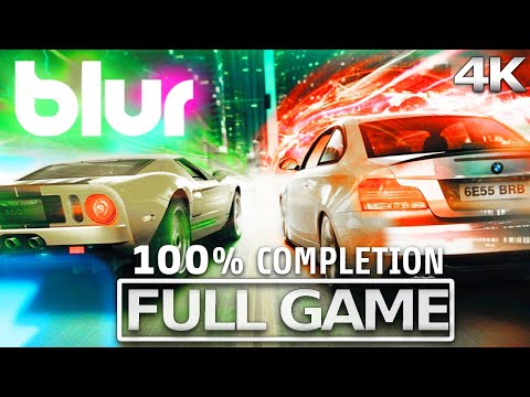 BLUR 100% Full Gameplay Walkthrough / No Commentary【FULL GAME】4K 60FPS Ultra HD
