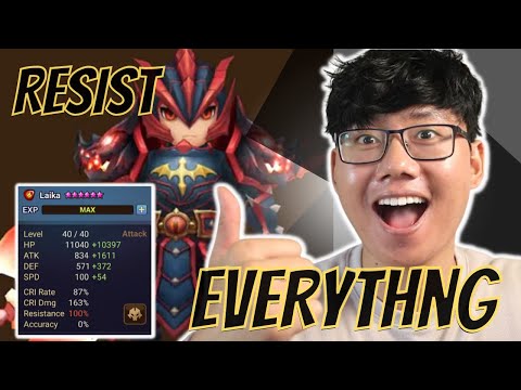 Countering RTA Cleaves With 100 RESISTANCE Laika - Summoners War