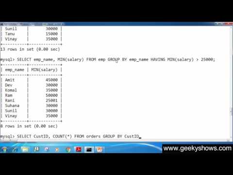 1 Introduction to SQL Hindi