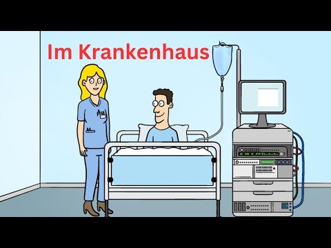 In the hospital - conversation between patient and nurse