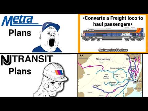 NJ transit vs Metra with future plans