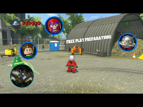 LEGO Marvel Superheroes - Free Play Preparations (How to Unlock Magneto, Sandman & Ant-Man)