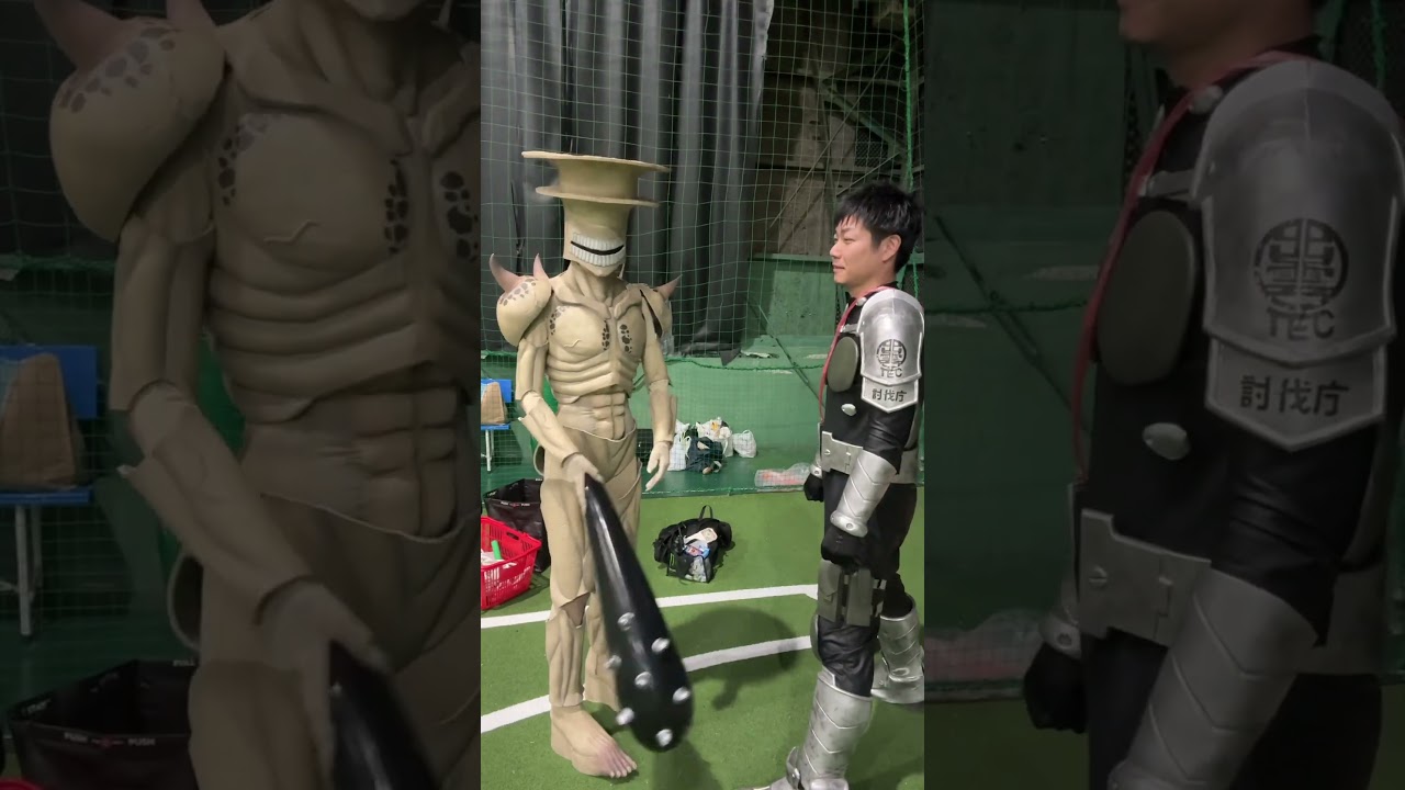 怪獣9号vs日比野カフカ　#怪獣8号