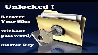 how to uninstall anvi folder locker without password/master key