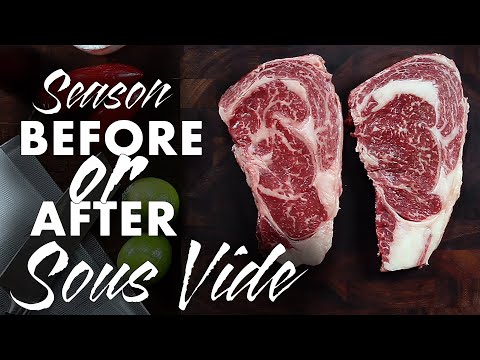 AMAZING Sous Vide RUB EXPERIMENT: Season BEFORE OR AFTER Sous Vide? | Salty Tales Cooking Show