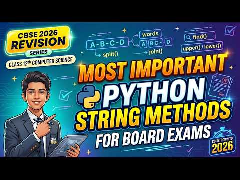 Python String All The Functions Class 12 Computer Science