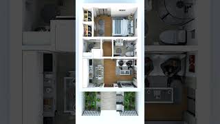 Interior Plan (35m²) #house #decor #architecture #interior #home #design #viral #shorts #short