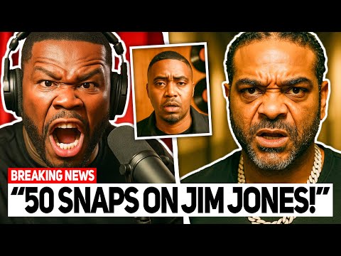 50 Cent GOES OFF On Jim Jones │ "You DISRESPECTED Nas On Shannon Sharpe!"
