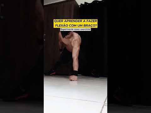 Tutorial de flexão com um braço ✅ #shorts #calisthenics #viral