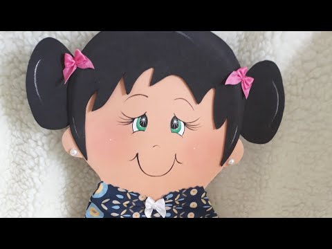 COMO fazer FANTOCHES de EVA e TECIDO | BONECA MENINA e BONECO MENINO
