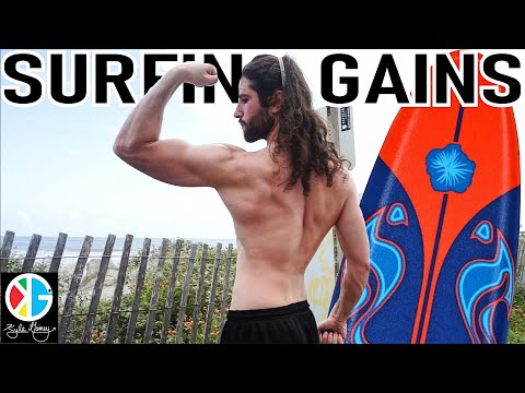 Surfing Gains! Properly Surfing Charleston SC The Washout Day Vlog Super Lean Cut Week  44 157.6 lbs