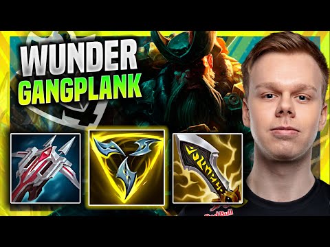 WUNDER IS A BEAST WITH GANGPLANK! - G2 Wunder Plays Gangplank TOP vs Gnar! | Season 11