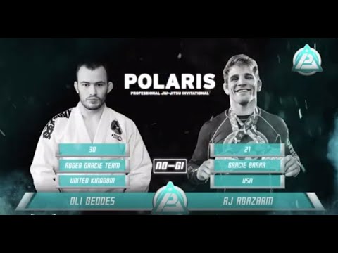 AJ AGAZARM VS OLIVER GEDDES * Full BJJ Match * POLARIS 1