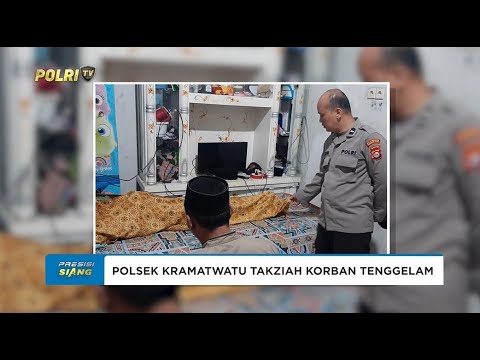 KAPOLSEK KRAMATWATU TAKZIAH KE RUMAH KORBAN TENGGELAM