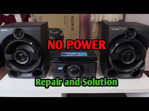 Sony Component CHD-M60D audio system. No power Repair.