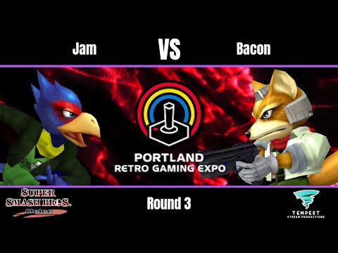 Jam (Falco) vs Bacon (Fox) - Melee Round 3 - PRGE 2025