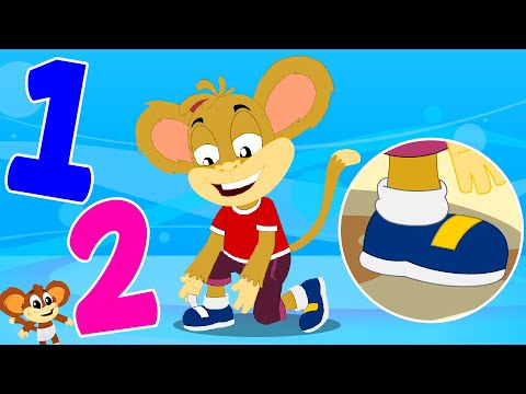 One Two Buckle My Shoe + More Counting Song, Learning Videos for Kids