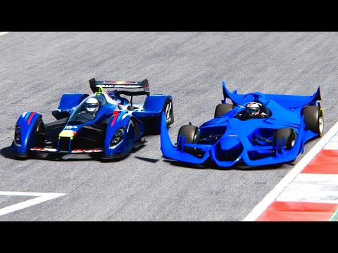 Bugatti F1 2025 Concept vs Red Bull X2010 S1 at Monza GP
