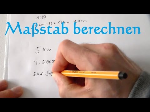 Calculate scale and convert scale - Math instructions Calculate scales Mathematics