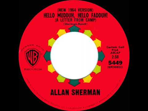 1964 Allan Sherman - Hello Mudduh, Hello Fadduh! (New 1964 Version)