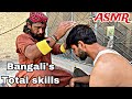 ASMR || BANGALI BABA DOING HIS TOTAL BEST || HEAD TO TOE RELAXING THERAPY || INSOMNIA MASSAGE