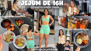 VLOG:qual meu objetivo de peso? Compra do mês,roupas folgadas,JEJUM QUE EMAGRECE, musculação em CASA