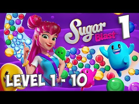 Sugar Blast Part 1 Level 1 - 10 HD