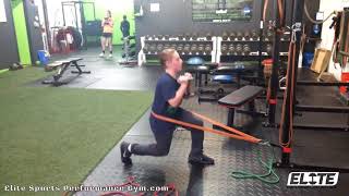 Forward Lunge with Band