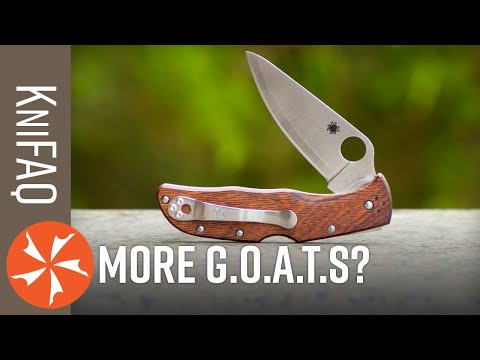 KnifeCenter FAQ #129: G.O.A.T. Knives Revisited + Sinister Blades