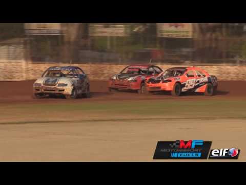 Modified Sedans - Heat 1 - IBRP Golden Helmet Series - Kingaroy Speedway - 19.11.16