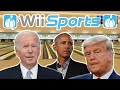 The Presidents Go Bowling Wii Sports