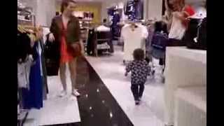 Nakai Dancing to Dragonette My Work is Done in the Clothing Store