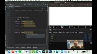 Javascript - Boolean operators. Equality, relational and logical operators