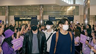 Download lagu 5 minutes ago, BTS officially left Las Vegas and headed to Korea, Las Vegas Army shed tears mp3