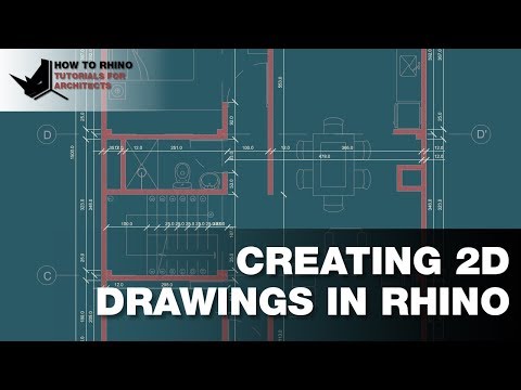 Rhino for Architects - Creating 2D drawings