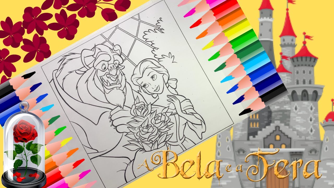 Watch Now A BELA E A FERA PARA COLORIR | BEAUTY AND THE BEAST | DISNEY #disney #desenhos #comocolorir #colors A BELA E A FERA PARA COLORIR | BEAUTY AND THE BEAST | DISNEY #disney #desenhos #comocolorir #colors