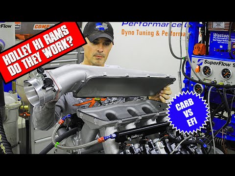 HOW MUCH POWER DO TUNNEL RAMS MAKE? HOLLEY HI RAM TEST-CARB VS EFI-WHO MAKES MORE HP? DIY, HOW TO