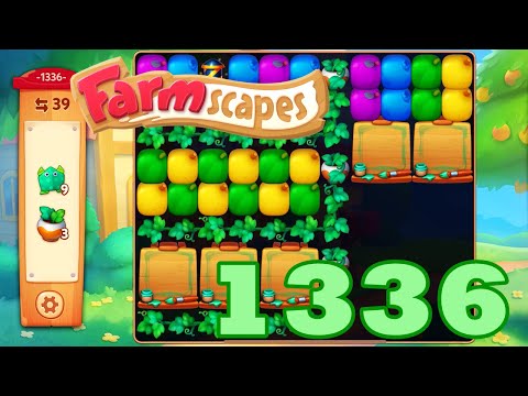 Farmscapes Level 1336 HD Gameplay Walkthrough | 3 - match game | android | ios | pc | GameGo Game